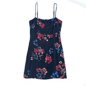 Vici Black Floral Mini Dress SIZE SMALL